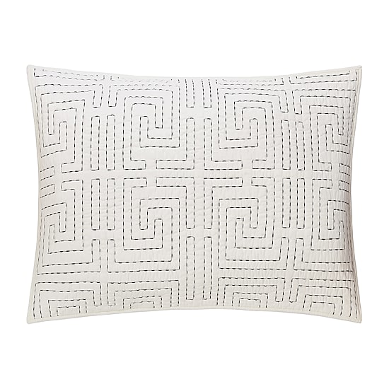Dee Ocleppo Greek Key Cotton 3-pc. Quilt Set