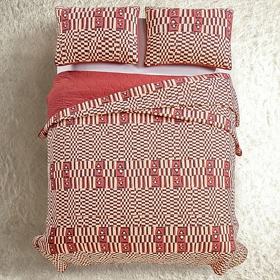 JUNGALOW by Justina Blakeney Verona Cotton 3-pc. Reversible Quilt Set