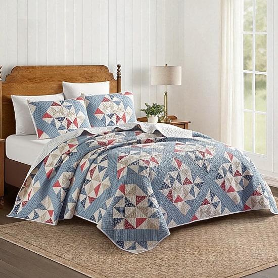 Modern Heirloom Americana Heartland Pieced Quilt Set