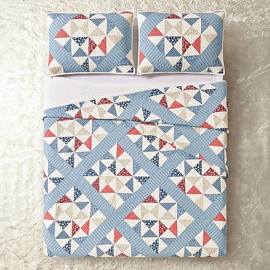 Modern Heirloom Americana Heartland Pieced Quilt Set