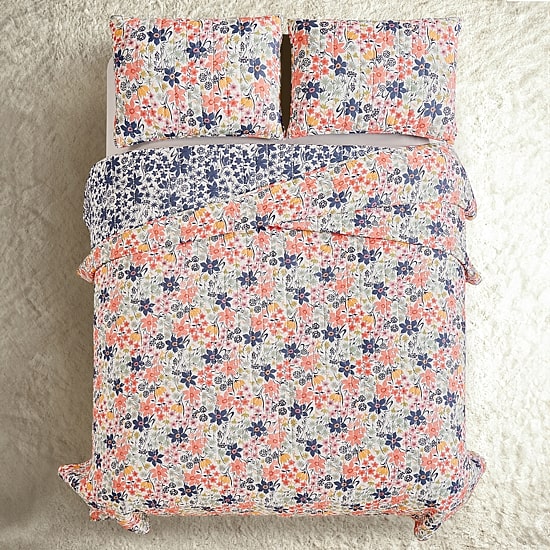 spartina 449 Marsh Hens Cotton 3-pc. REVERSIBLE Quilt Set