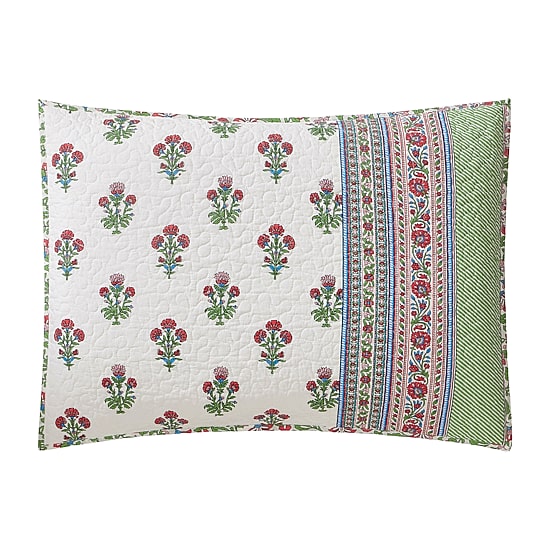 Modern Heirloom Serena Floral Cotton Reversible Quilt Set