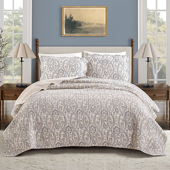 spartina 449 Jonas Hundred Cotton 3-pc. Quilt Set