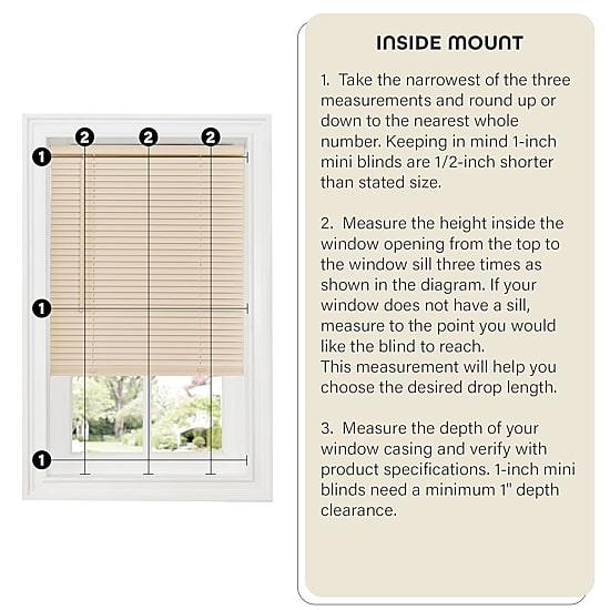 GII Cordless Morning Star Vinyl Mini Blinds
