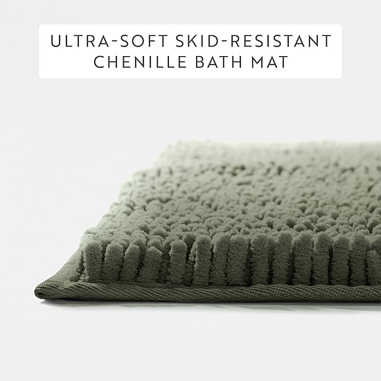 Casual Comfort Chenille Bath Rug