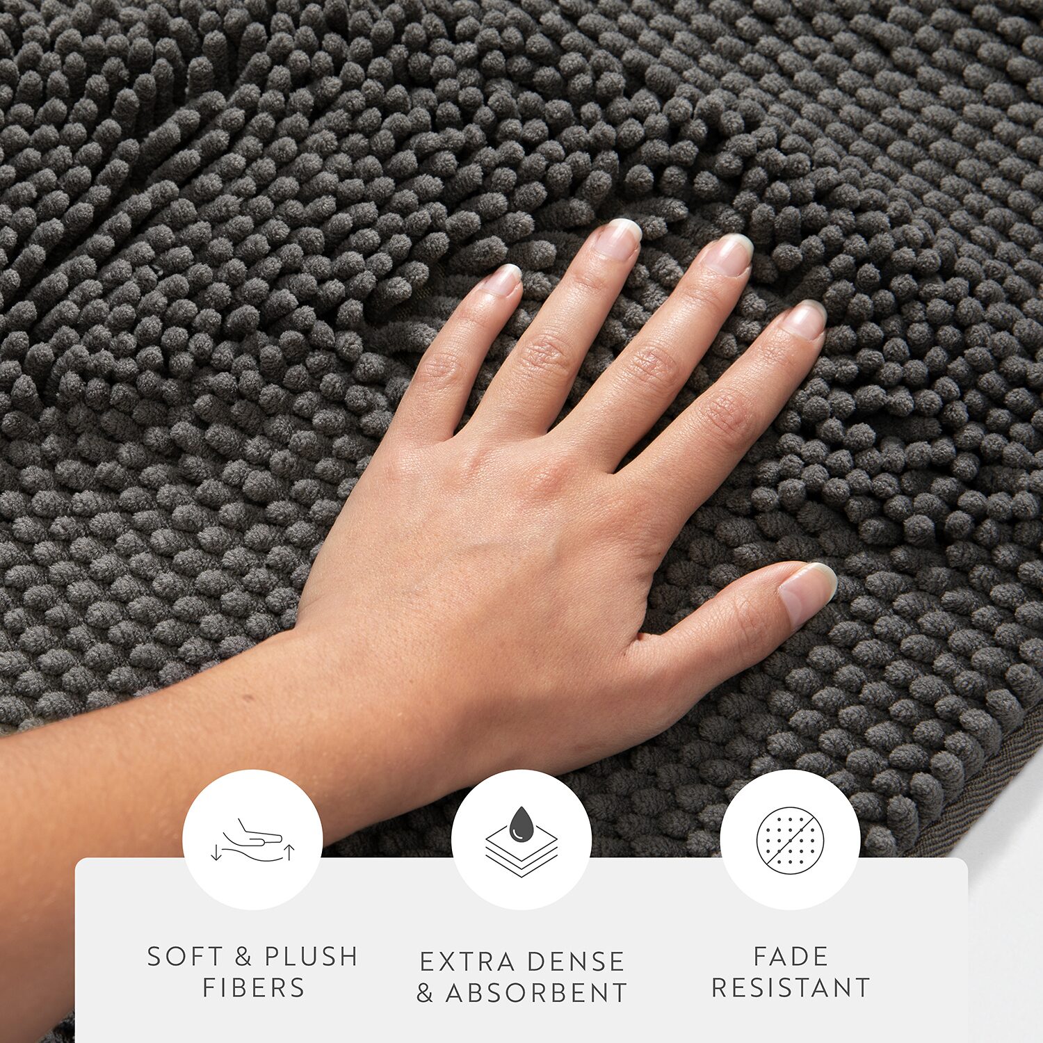 Casual Comfort Chenille Bath Rug