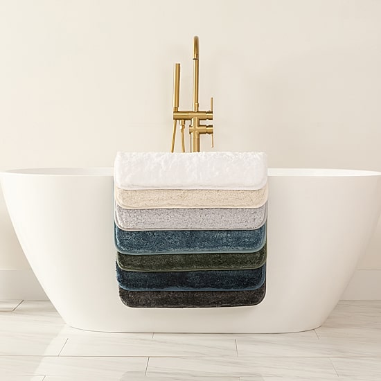 Casual Comfort Plush Bath Rug