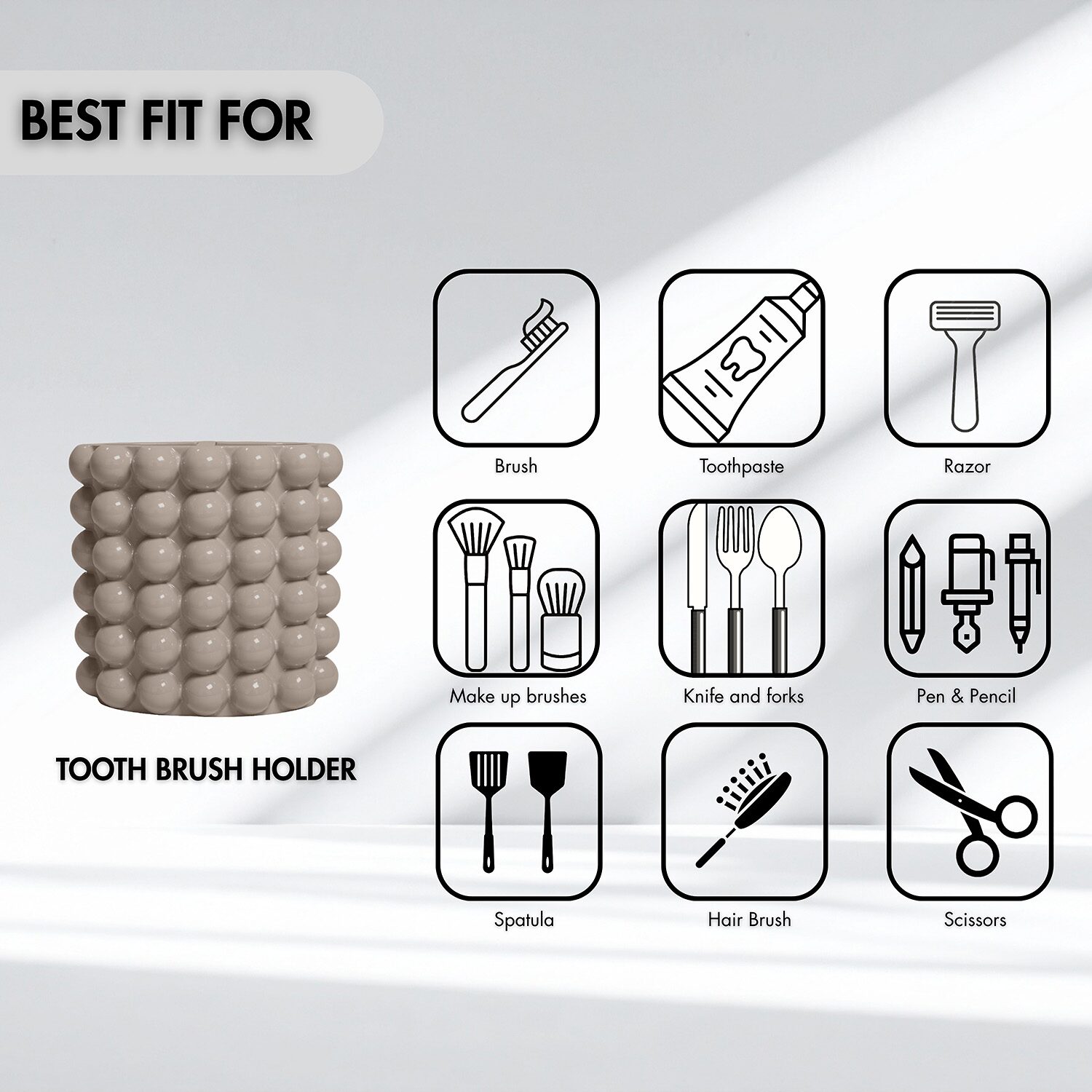 Better Trends Nova Collection Toothbrush Holder