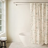 Casual Comfort Polyester Printed Shower Curtain