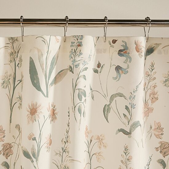 Casual Comfort Polyester Printed Shower Curtain
