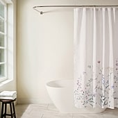 Casual Comfort Polyester Printed Shower Curtain