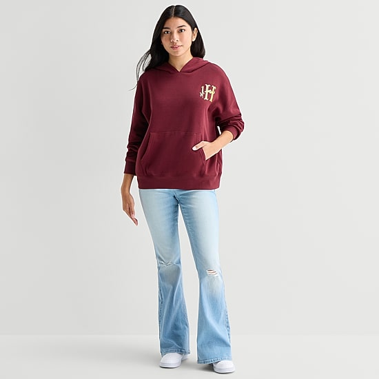 Grayson Threads, The Label Womens Juniors Long Sleeve Harry Potter Fleece Hoodie