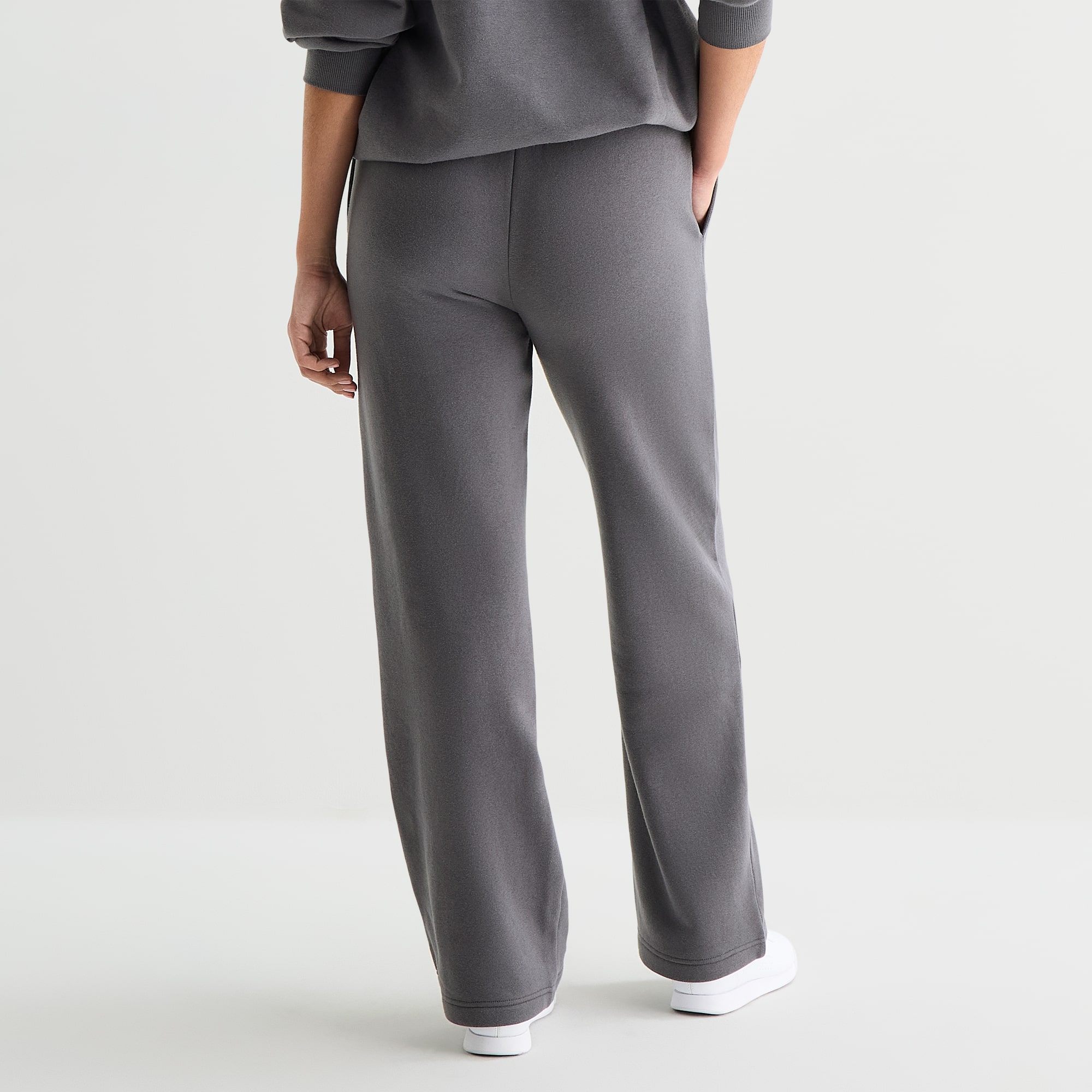 Peanuts Sweatpant Womens Juniors Wide Leg High Rise Fleece