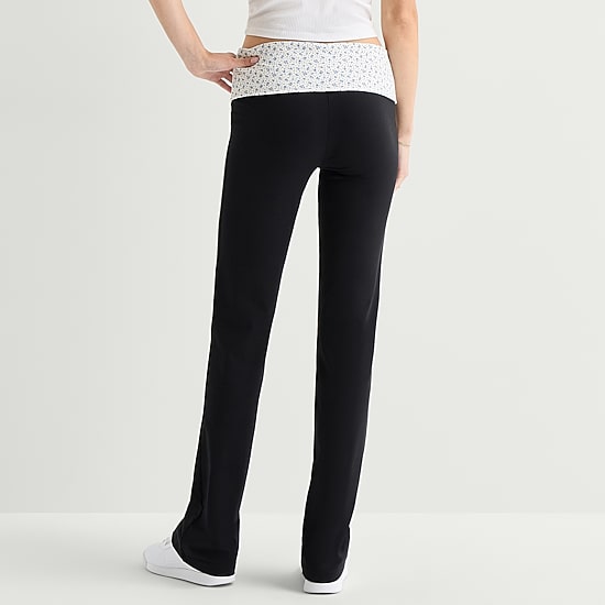 Arizona Womens Juniors Bootcut Low Rise Lounge Pant