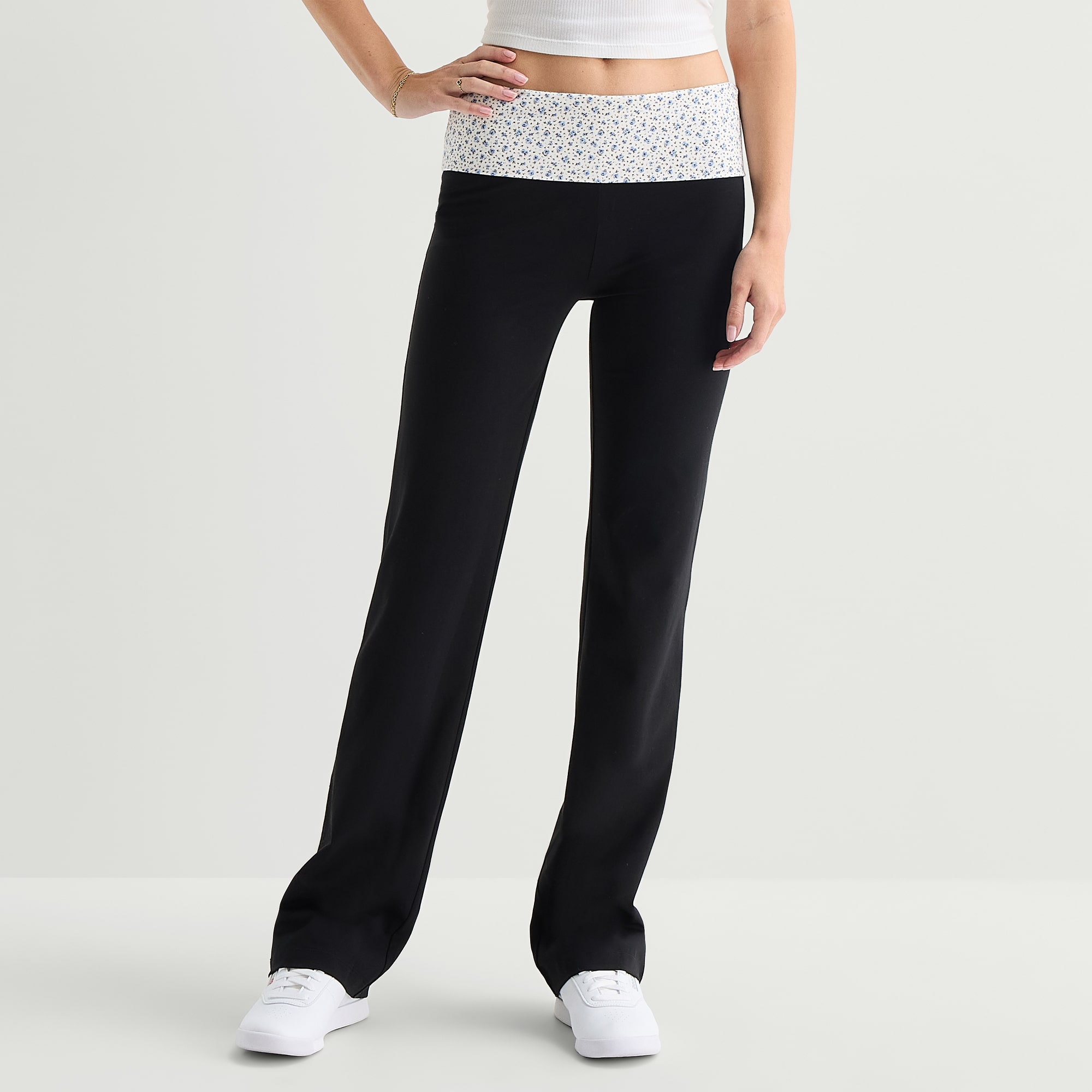 Arizona Womens Juniors Bootcut Low Rise Lounge Pant