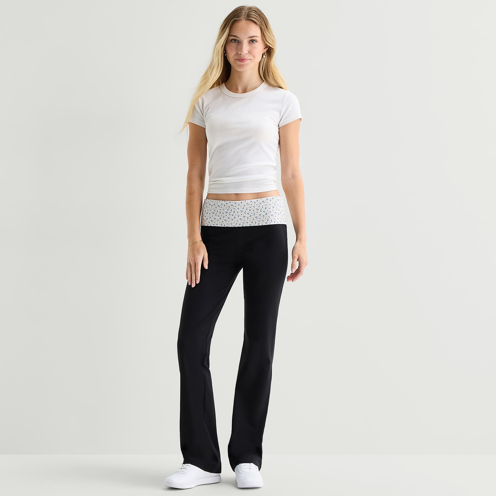 Arizona Womens Juniors Bootcut Low Rise Lounge Pant