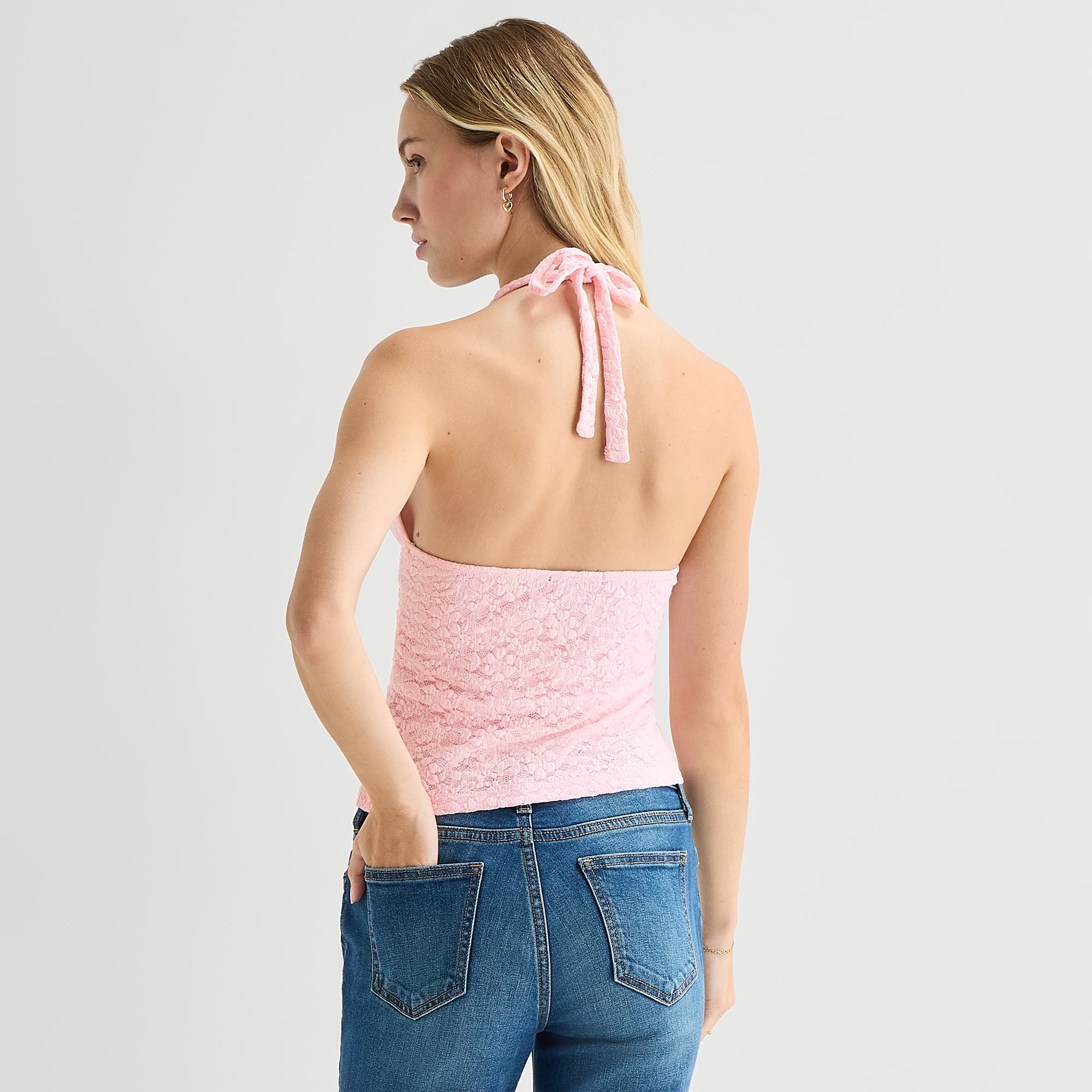 Forever 21 Womens Halter Neck Sleeveless Tank Top