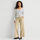 Arizona Womens Juniors Low Rise Cargo Pant