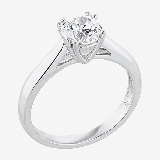 DiamonArt® 1 CT. T.W Cubic Zirconia Solitaire Ring
