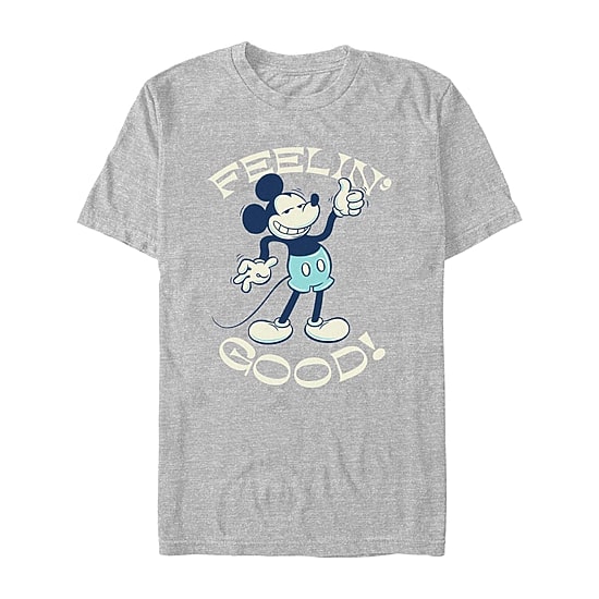 Mens Short Sleeve Mickey Mouse Graphic T-Shirt