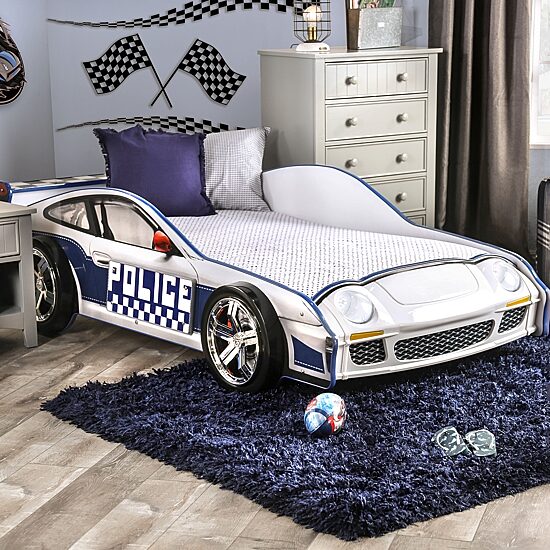 Rixi Wheeled Police Car Platform Bed