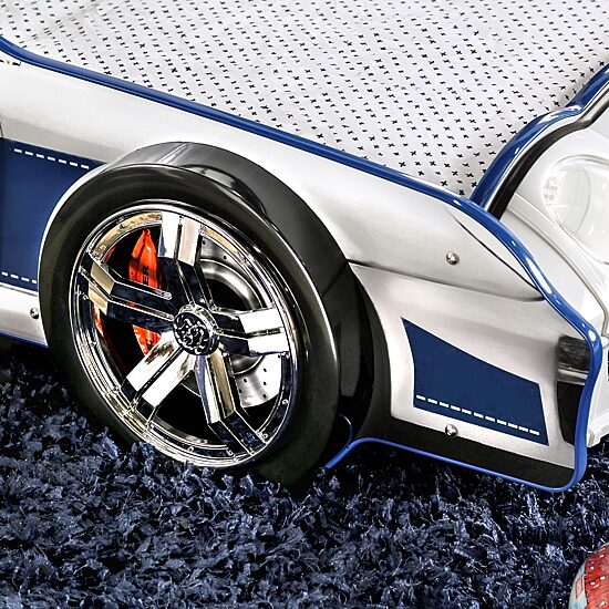Rixi Wheeled Police Car Platform Bed