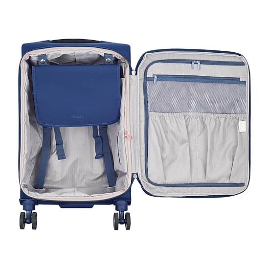 Delsey Paris Helium Dlx 20 Inch Softside Expandable Carry-On Spinner Luggage