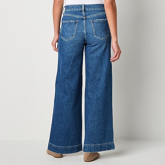 A.N.A Womens Tall High Rise Wide Leg Jean