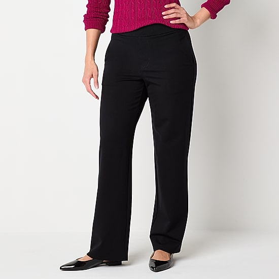St. John's Bay Womens Tall Wide Leg Pull-On Pant