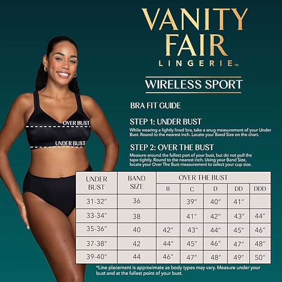 Vanity Fair® Full Figure Wire Free Sport Bra - 71500