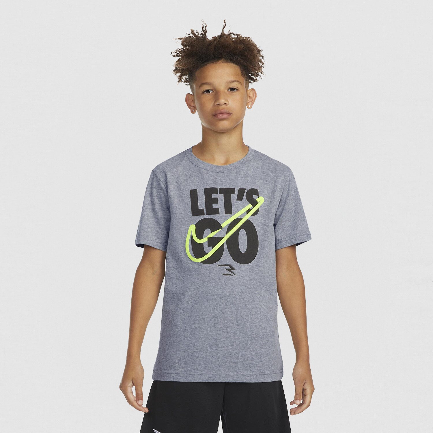 Nike 3BRAND by Russell Wilson Big Kid Boys Crew Neck Short Sleeve Regular Fit Graphic T-Shirt