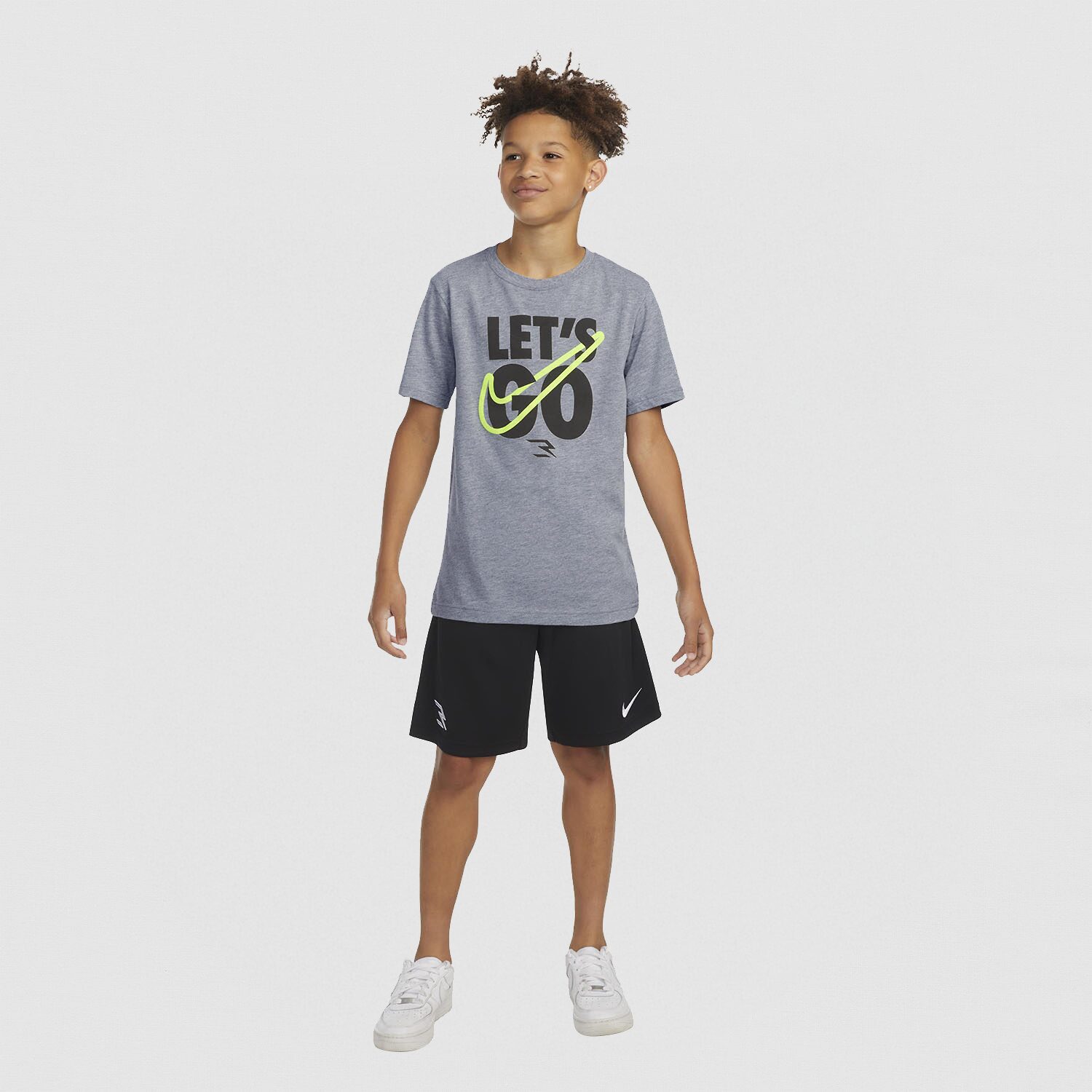 Nike 3BRAND by Russell Wilson Big Kid Boys Crew Neck Short Sleeve Regular Fit Graphic T-Shirt