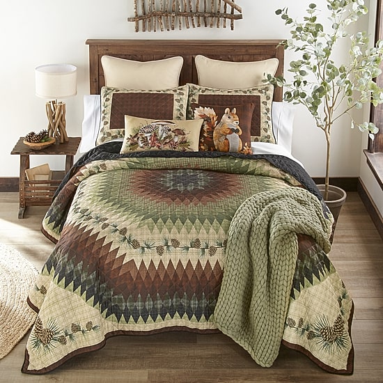 Donna Sharp Pine Circle 3-pc. Quilt Set