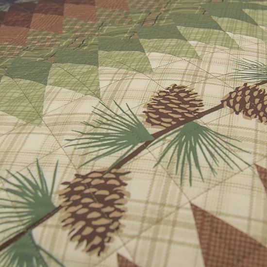 Donna Sharp Pine Circle 3-pc. Quilt Set