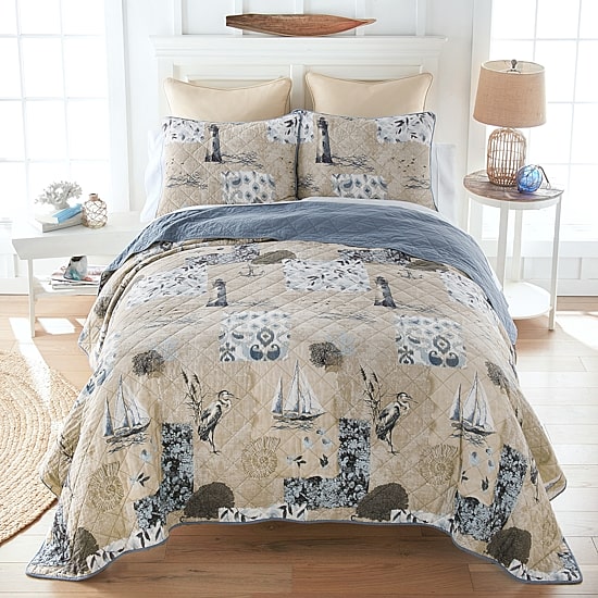 Donna Sharp Seascape Hypoallergenic Quilt Set