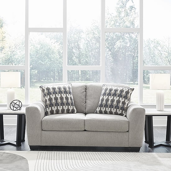 Signature Design by Ashley Avenal Park Loveseat in Gray