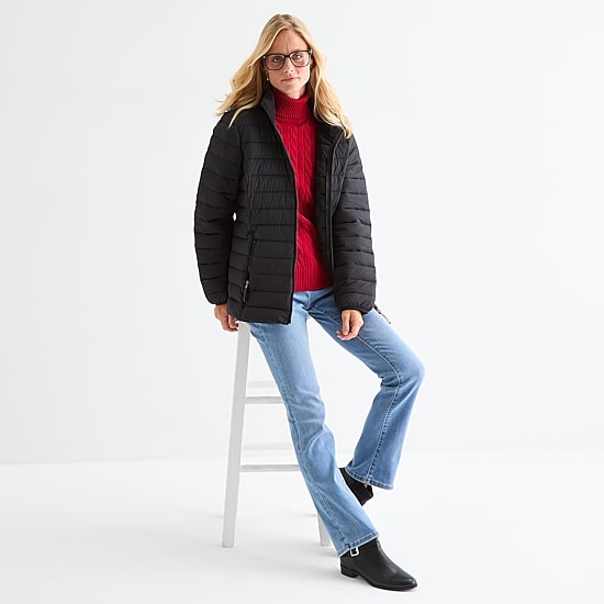 St. John's Bay Womens Midweight Jacket