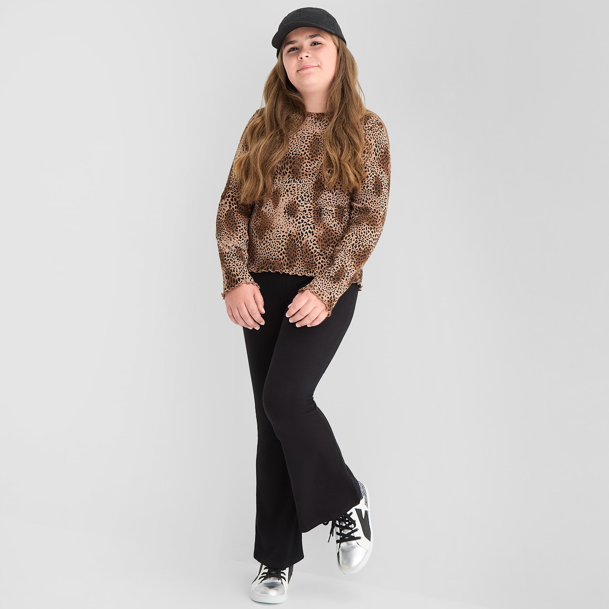 Thereabouts Little & Big Kid Girls Flare Full Length Leggings