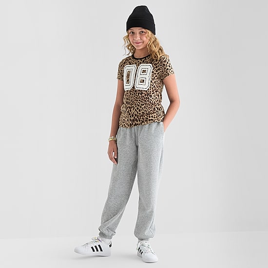 Xersion Little & Big Kid Girls Crew Neck Short Sleeve Regular Fit Graphic T-Shirt
