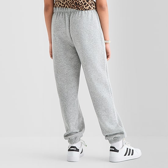 Xersion Little & Big Kid Girls Cinched High Rise Regular Fit Fleece Jogger Pant