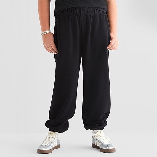Xersion Little & Big Kid Girls Cinched High Rise Regular Fit Fleece Jogger Pant