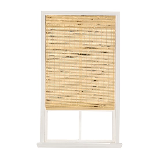 Home Basics Tortuga Cut-To-Width Light-Filtering Cordless Woven Wood Shade