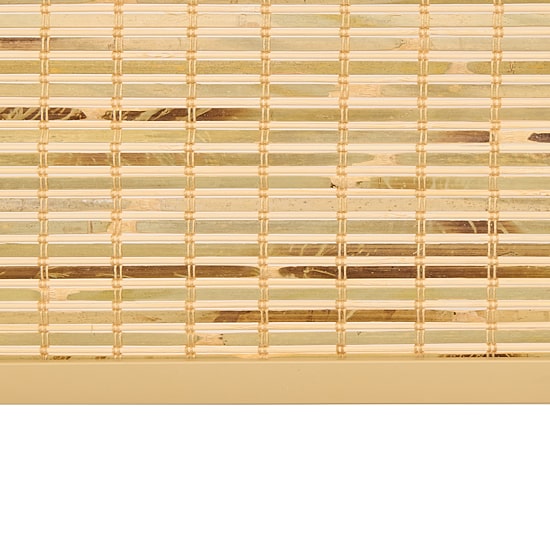 Home Basics Tortuga Cut-To-Width Light-Filtering Cordless Woven Wood Shade