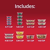 Rubbermaid Easy to Store 36-pc. Food Storage Set, Color: Multi