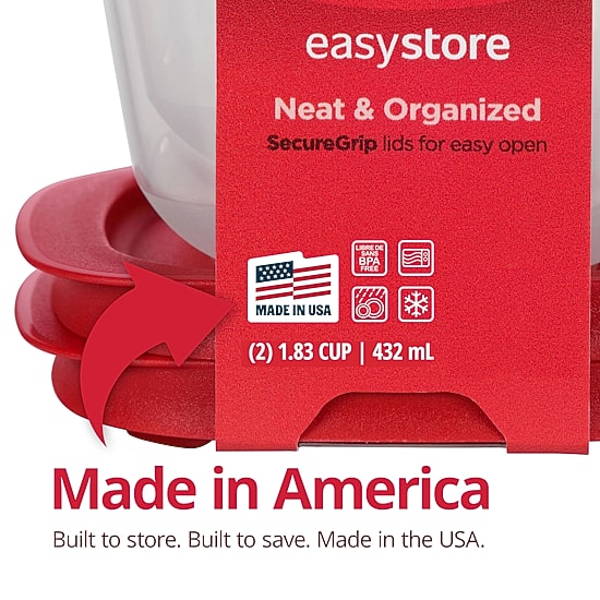 Rubbermaid Easy to Store 3-pc. Rectangle Food Storage Set