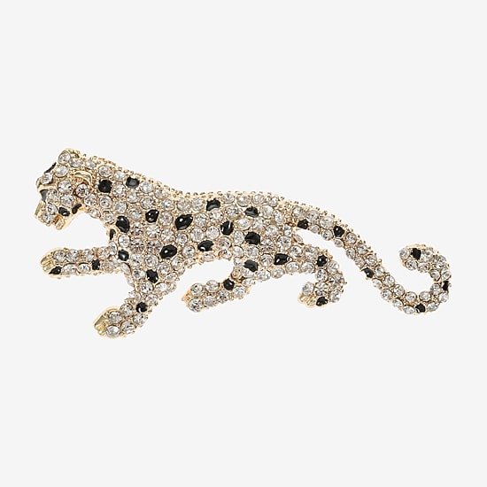 Bijoux Bar Black Glass Pin