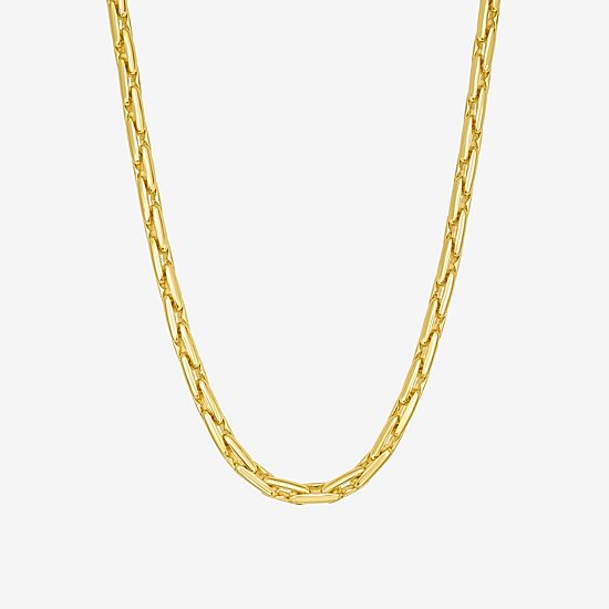 Rebecca Minkoff Womens 14K Gold Over Brass 18 Inch Link Chain Necklace