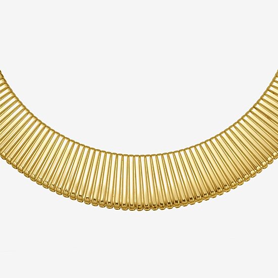 Rebecca Minkoff Womens 14K Gold Over Brass 18 Inch Collar Necklace