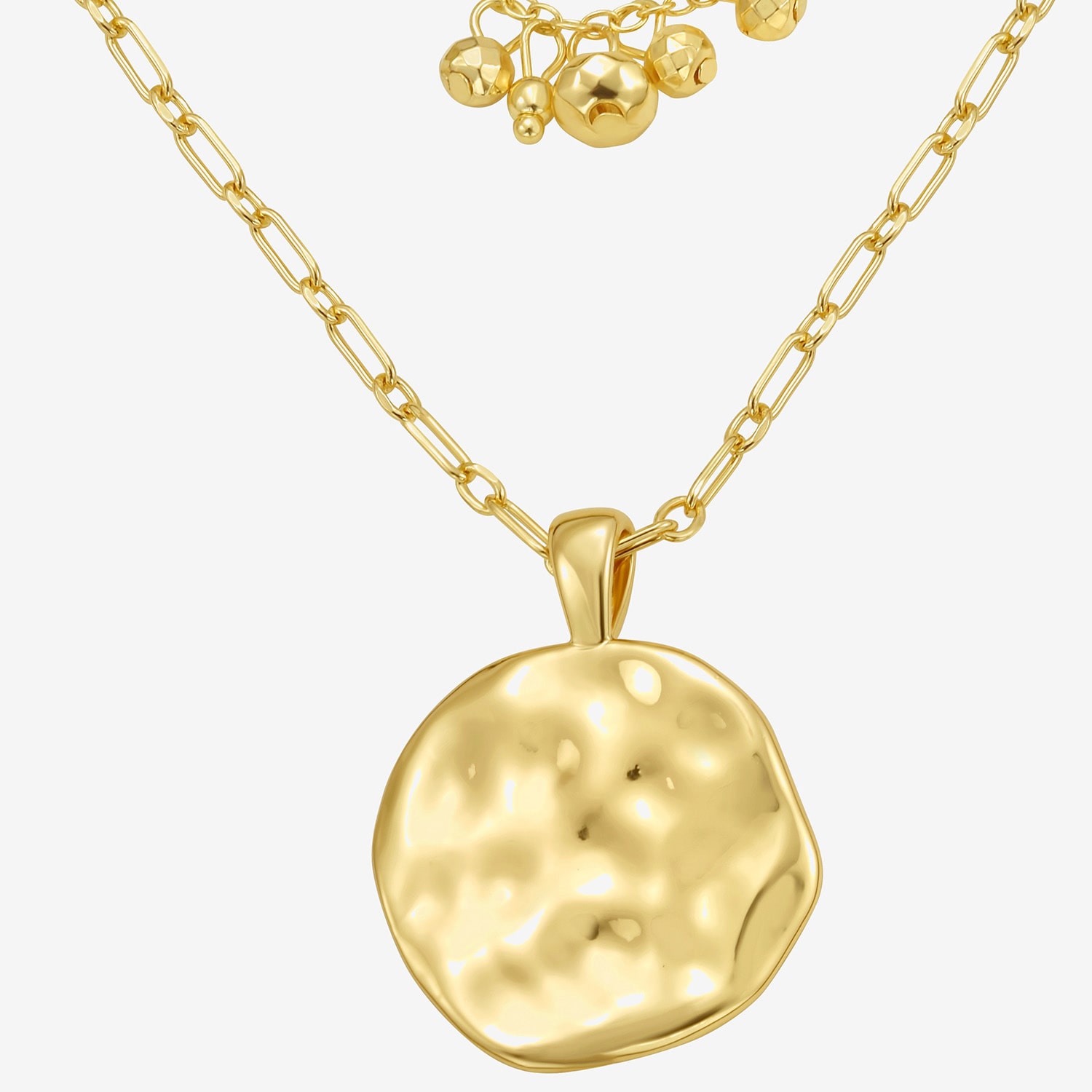 Rebecca Minkoff Womens 14K Gold Over Brass 18 1/2 Inch Pendant Necklace