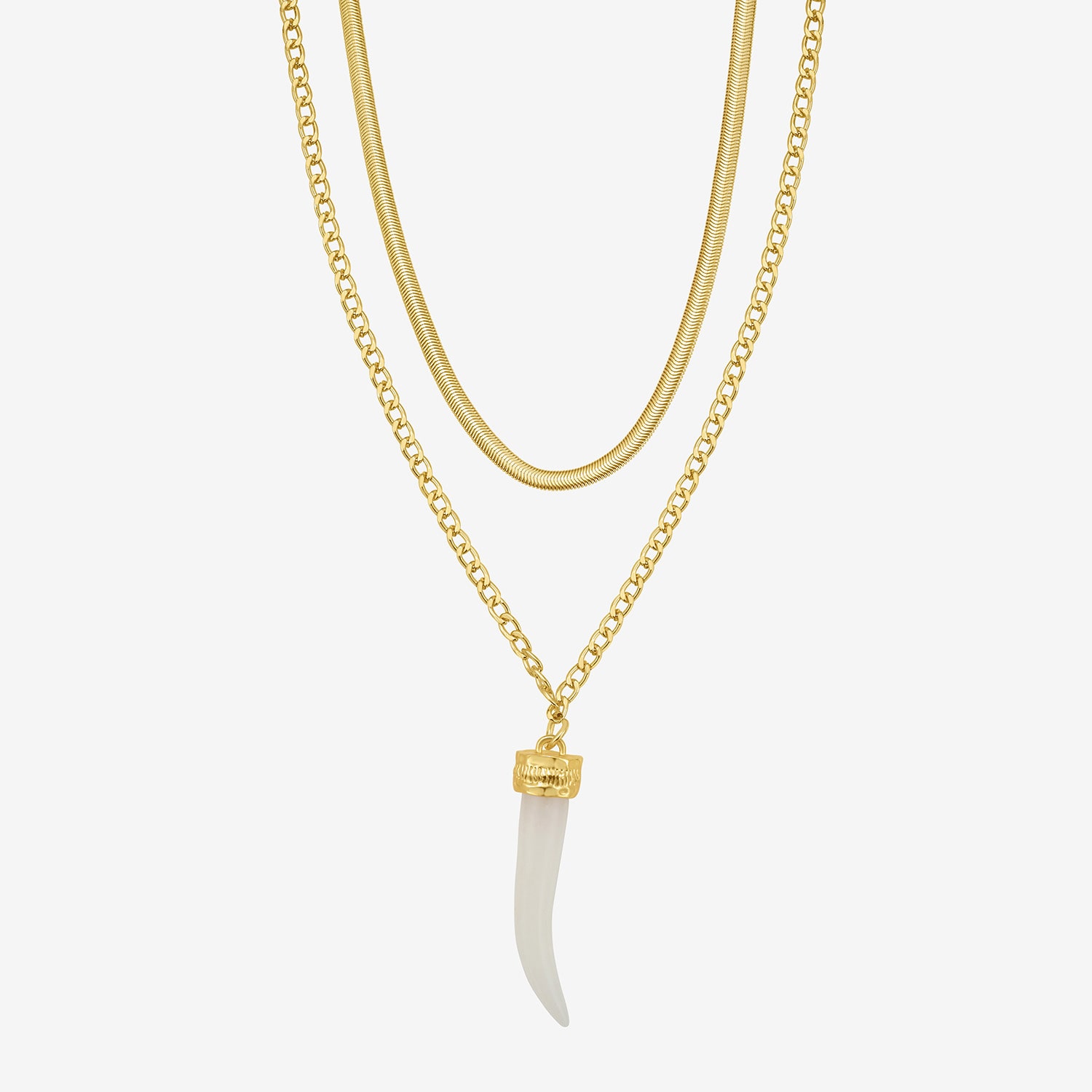 Rebecca Minkoff Womens 14K Gold Over Brass 16 Inch Pendant Necklace